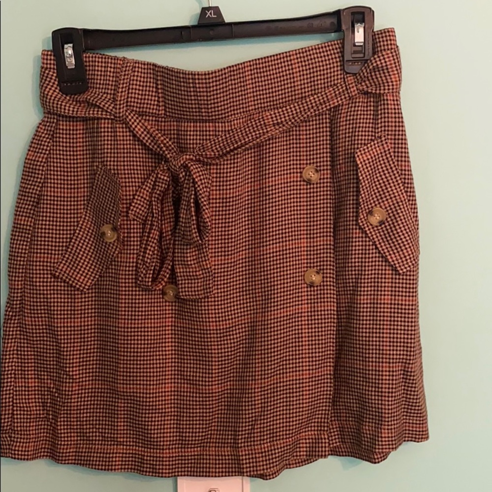 Buttoned Skirt